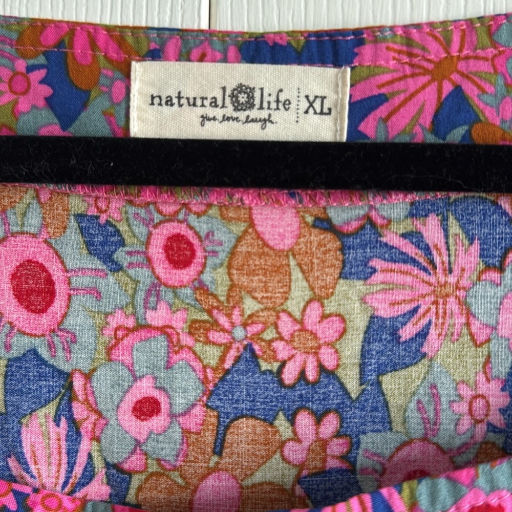 NATURAL LIFE Floral Pink Maxi Dress - Picture 3 of 5